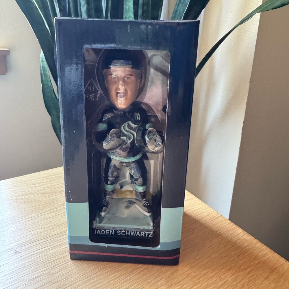Seattle Kraken Jaden Schwartz Bobblehead